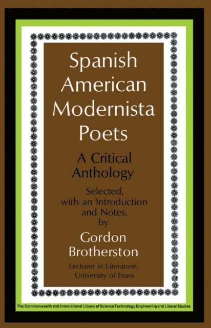 Gordon Brotherston - Spanish American Modernista Poets, E-bok