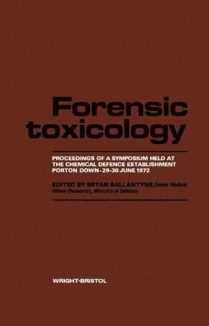 Bryan Ballantyne - Forensic Toxicology, E-bok