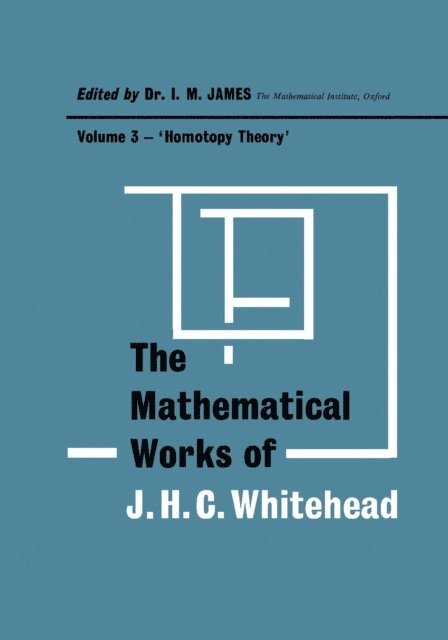 I. M. James - Homotopy Theory, E-bok