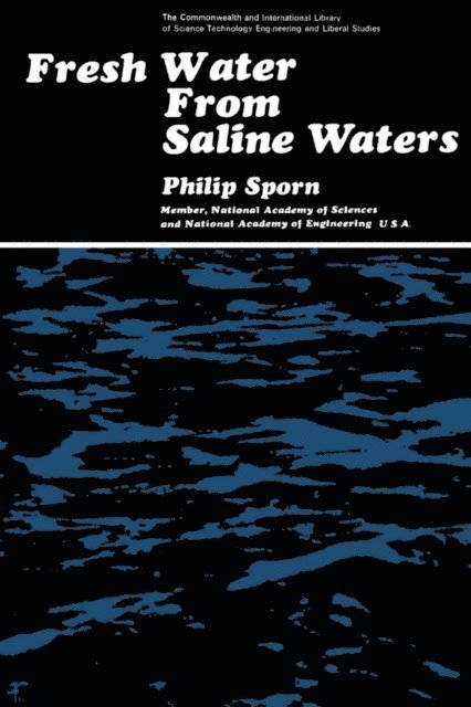 Philip Sporn - Fresh Water from Saline Waters, E-bok