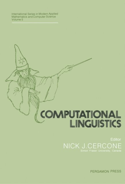 Nick Cercone - Computational Linguistics, E-bok