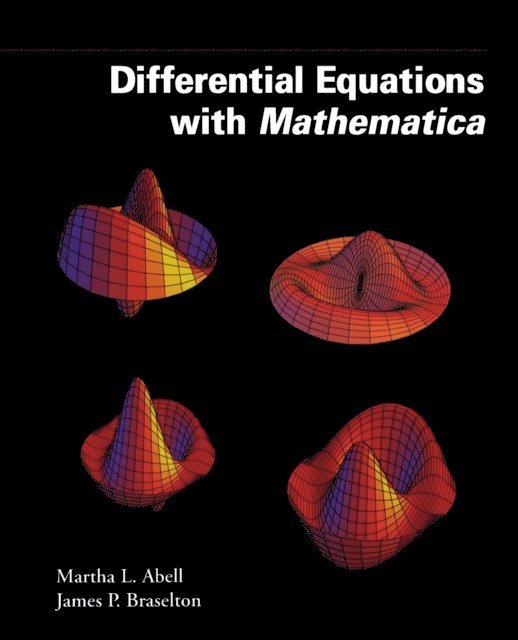 James P. Braselton, Martha L Abell - Differential Equations with Mathematica, E-bok