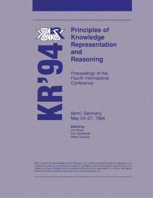 Pietro Torasso, Erik Sandewall, Jon Doyle - Principles of Knowledge Representation and Reasoning, E-bok
