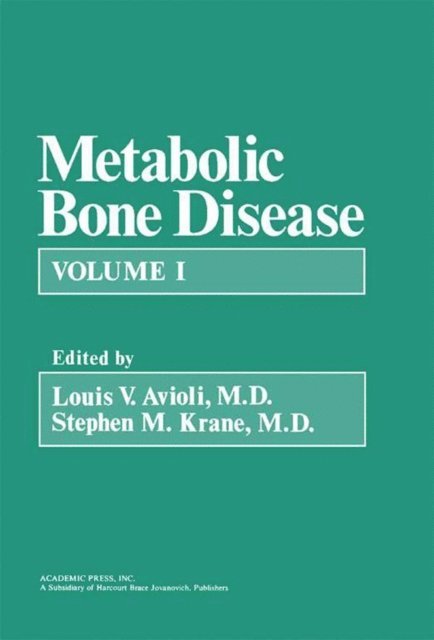 Stephen M. Krane, Louis V. Avioli - Metabolic Bone Disease, E-bok. Tillgänglighet: Lägg i varukorg