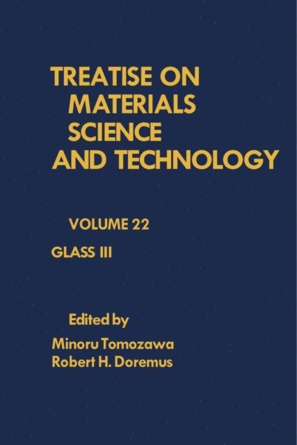 Robert H. Doremus, Minoru Tomozawa - Glass III, E-bok