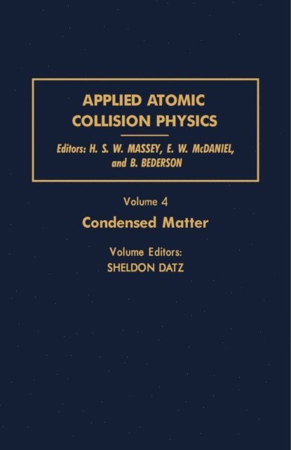 Sheldon Datz - Condensed Matter, E-bok