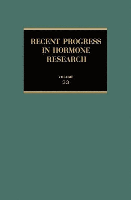 Roy O. Greep - Recent Progress in Hormone Research, E-bok