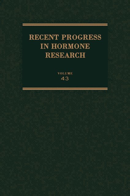 James H. Clark - Recent Progress in Hormone Research, E-bok
