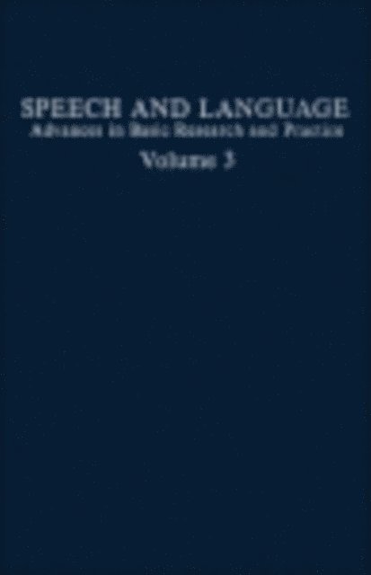 Norman J. Lass - Speech and Language, E-bok