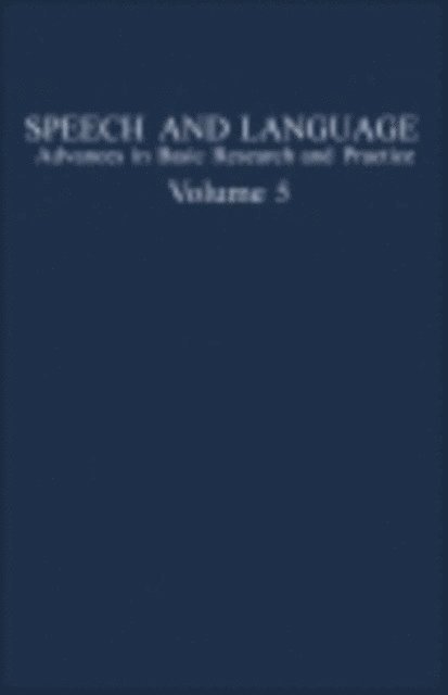 Norman J. Lass - Speech and Language, E-bok