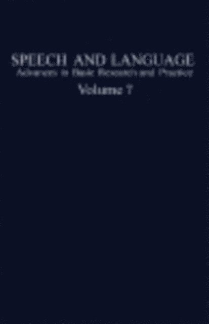 Norman J. Lass - Speech and Language, E-bok