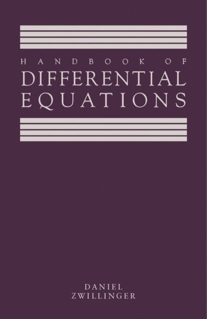 Daniel Zwillinger - Handbook of Differential Equations, E-bok