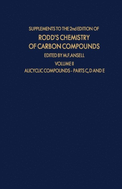 M. F. Ansell - Alicyclic Compounds, E-bok