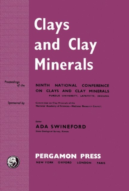 Ada Swineford - Clays and Clay Minerals, E-bok