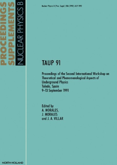 J. A. Villar, J. Morales, A. Morales - TAUP 91, E-bok