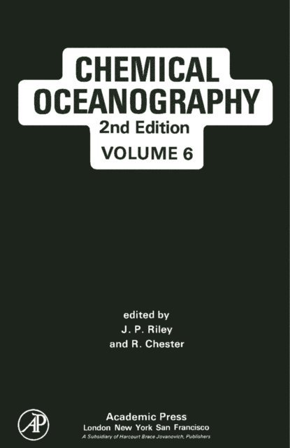 R. Chester, J. P. Riley - Chemical Oceanography, E-bok