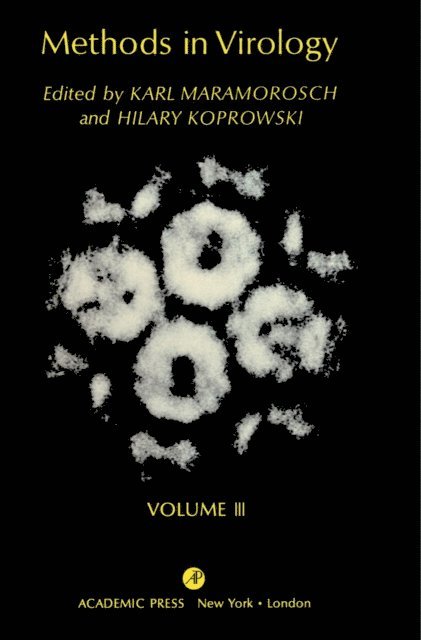 Hilary Koprowski, Karl Maramorosch - Methods in Virology, E-bok