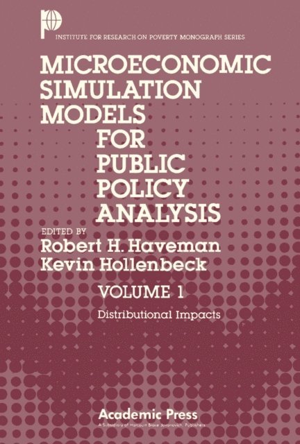 Kevin Hollenbeck, Robert H. Haveman - Distributional Impacts, E-bok