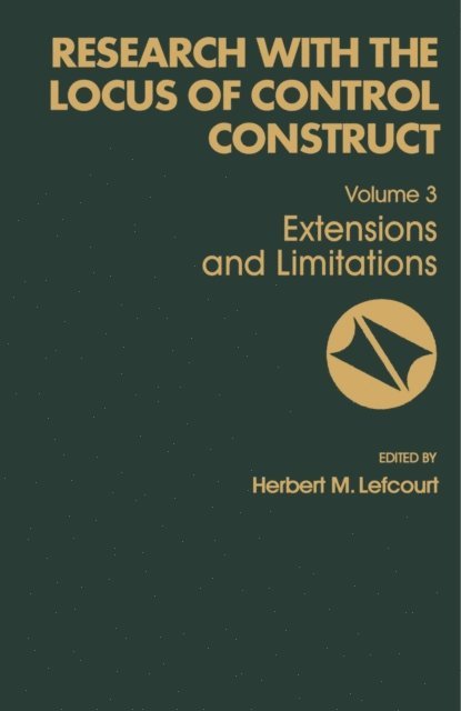 Herbert M. Lefcourt - Research with the Locus of Control Construct, E-bok