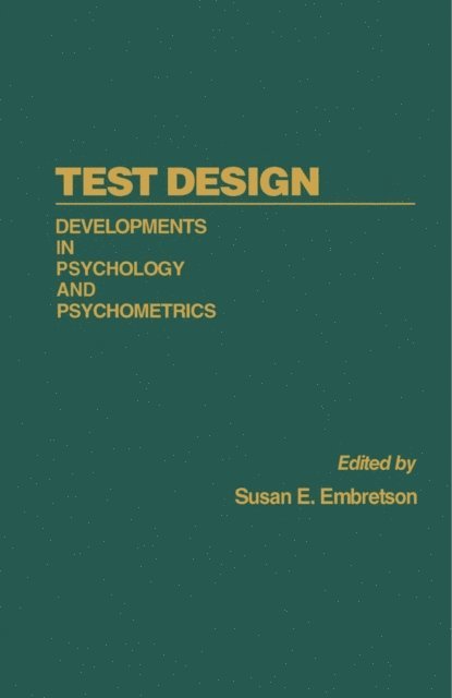 Susan E. Embretson - Test Design, E-bok