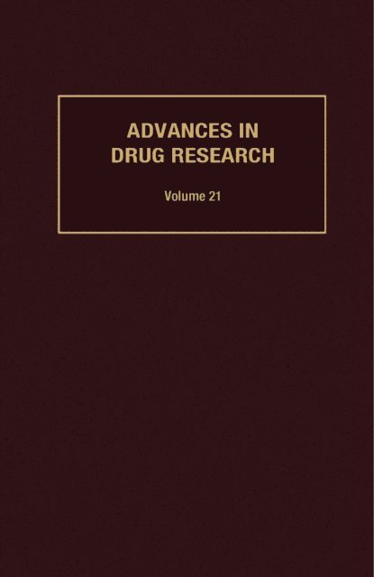 Bernard Testa - Advances in Drug Research, E-bok