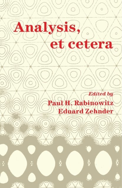 Eduard Zehnder, Paul H. Rabinowitz - Analysis, et Cetera, E-bok