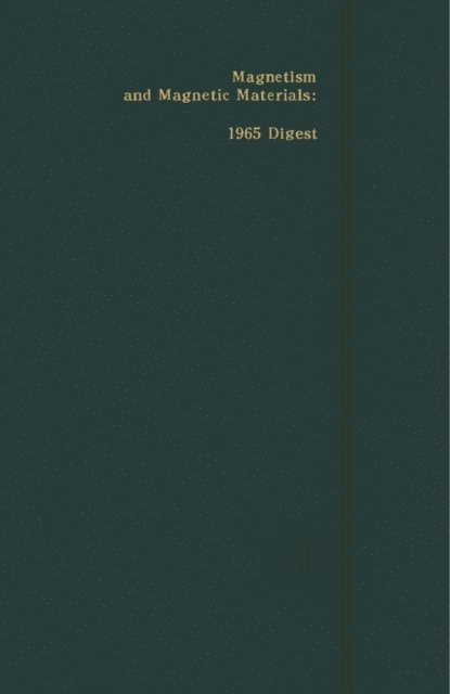 K. A. Wickersheim, R L White - Magnetism and Magnetic Materials, E-bok