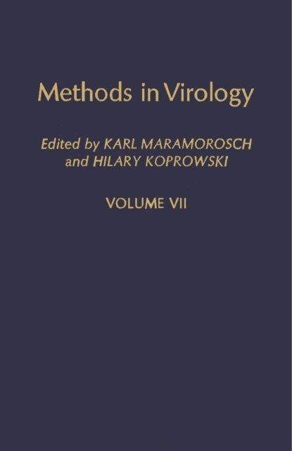 Hilary Koprowski, Karl Maramorosch - Methods in Virology, E-bok