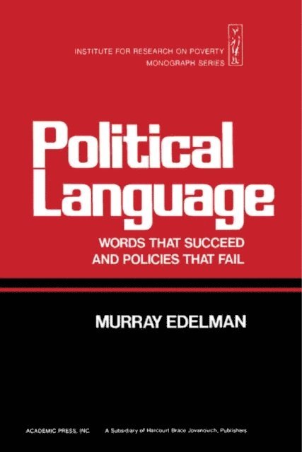 Murray Edelman - Political Language, E-bok