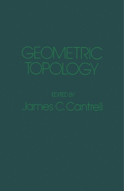 Geometric Topology