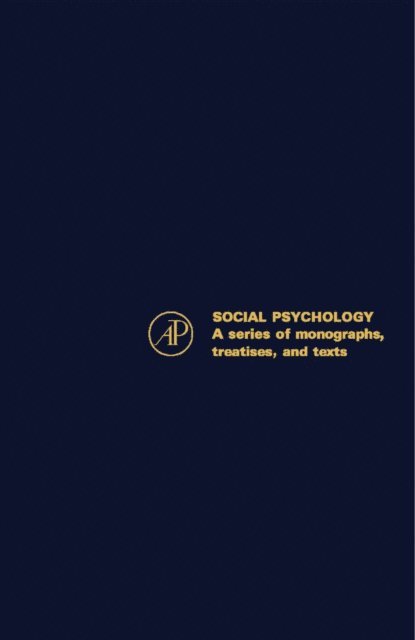Anthony N. Doob, Jonathan L. Freedman, Stanley Schachter, Leon Festinger - Deviancy, E-bok