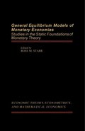 General Equilibrium Models of Monetary Economies