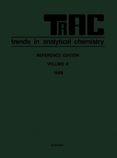 P. Van Espen, J R Durig, U A Th Brinkman - TRAC: Trends in Analytical Chemistry, E-bok