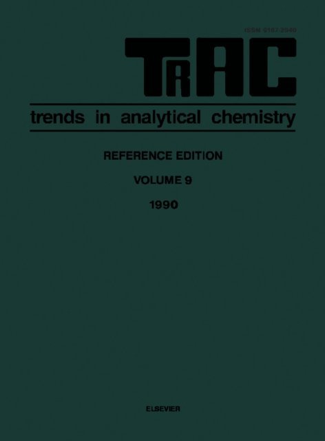 P. Van Espen, J.R. Durig, U A Th Brinkman - TRAC: Trends in Analytical Chemistry, E-bok