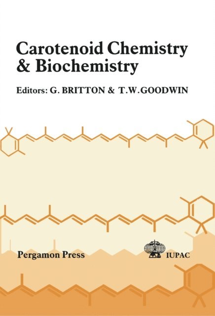 Trevor W. Goodwin, George Britton - Carotenoid Chemistry and Biochemistry, E-bok. Tillgänglighet: Lägg i varukorg