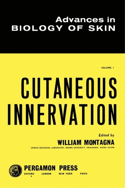 William Montagna - Cutaneous Innervation, E-bok
