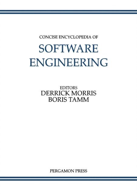 Derrick Morris - Concise Encyclopedia of Software Engineering, E-bok