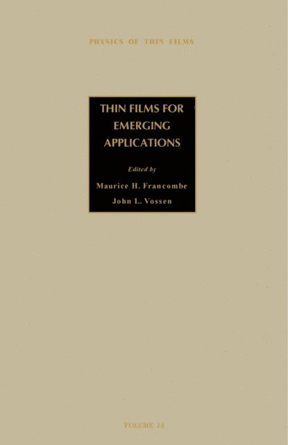 Maurice H. Francombe - Thin Films for Emerging Applications, E-bok