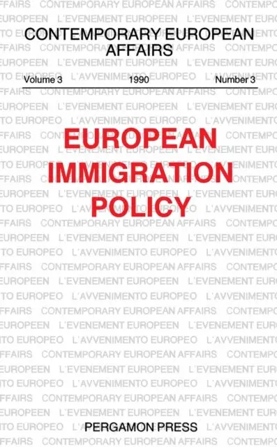 Sami Nair - European Immigration Policy, E-bok. Tillgänglighet: Lägg i varukorg