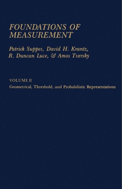Patrick Suppes - Foundations of Measurement, E-bok