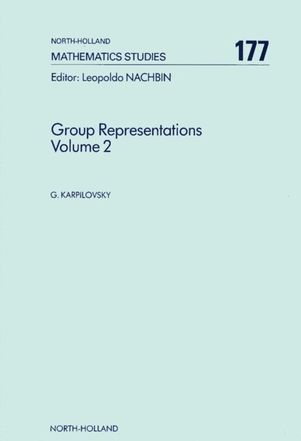 Gregory Karpilovsky - Group Representations, E-bok. Tillgänglighet: Lägg i varukorg