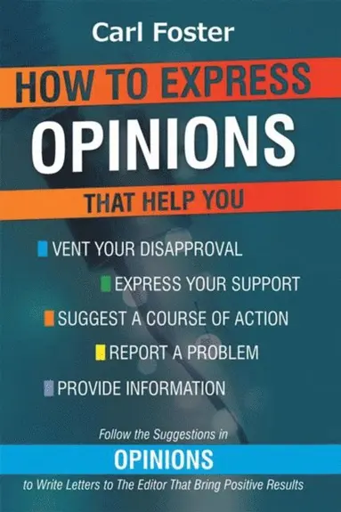 Carl Foster - Opinions, E-bok