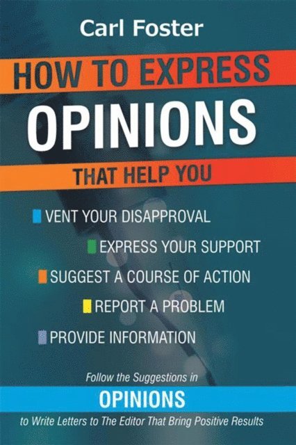 Carl Foster - Opinions, E-bok