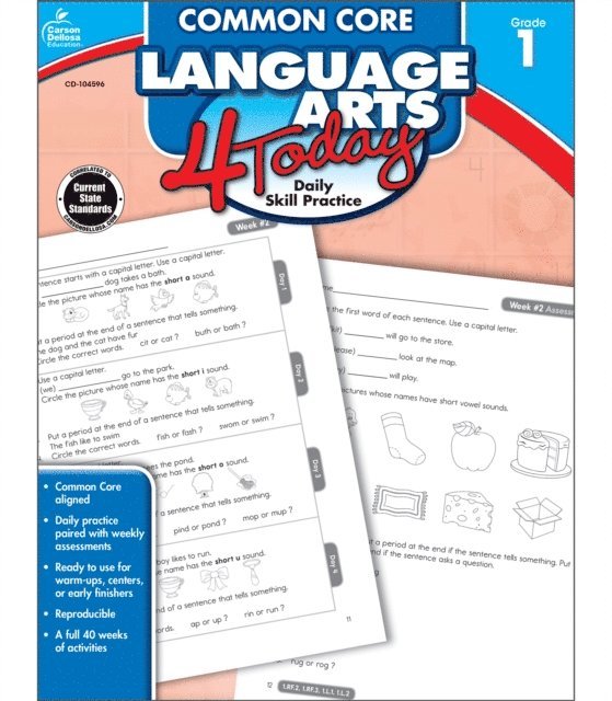 Jeanette Moore - Common Core Language Arts 4 Today, Grade 1, E-bok. Tillgänglighet: Lägg i varukorg