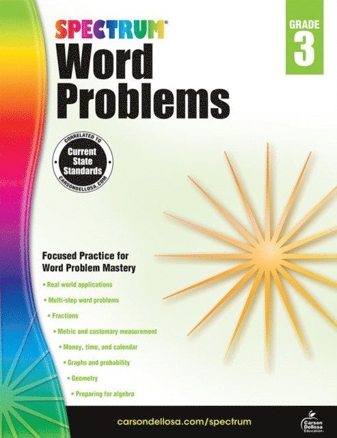 Spectrum - Word Problems, Grade 3, E-bok