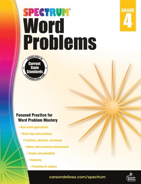 Spectrum - Word Problems, Grade 4, E-bok