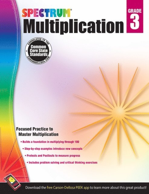 Spectrum - Multiplication, Grade 3, E-bok