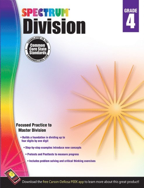 Spectrum - Division, Grade 4, E-bok