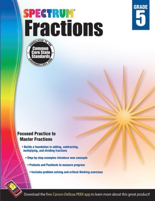 Spectrum - Fractions, Grade 5, E-bok
