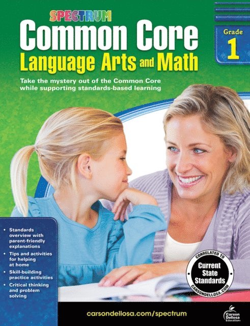 Spectrum - Common Core Language Arts and Math, Grade 1, E-bok